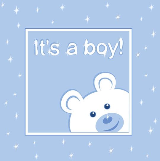 It's a boy